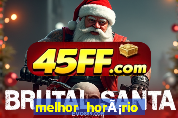 melhor horÃ¡rio para jogar fortune rabbit a tarde
